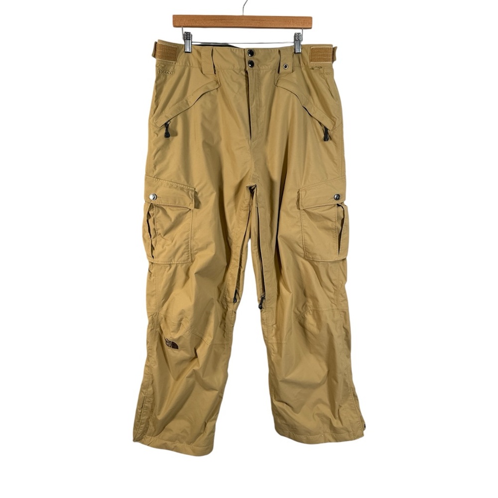 North Face Women’s Ski Snowboard Snow Pants Insulated Waterproof Sand Size L